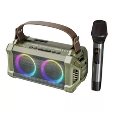 Bocina Bluetooth Mifa Wildrock Para Karaoke Con Micrófono