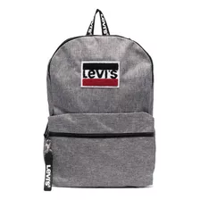 Mochila Backpack Levis Azul Con Compartimento Laptop 9a8479 Color Gris Oscuro