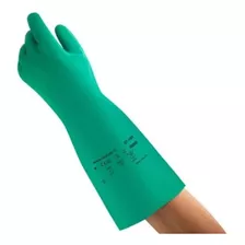 Guantes Ansell Solvex Nitrilo Largos 38 Cm Químicos Talla 8