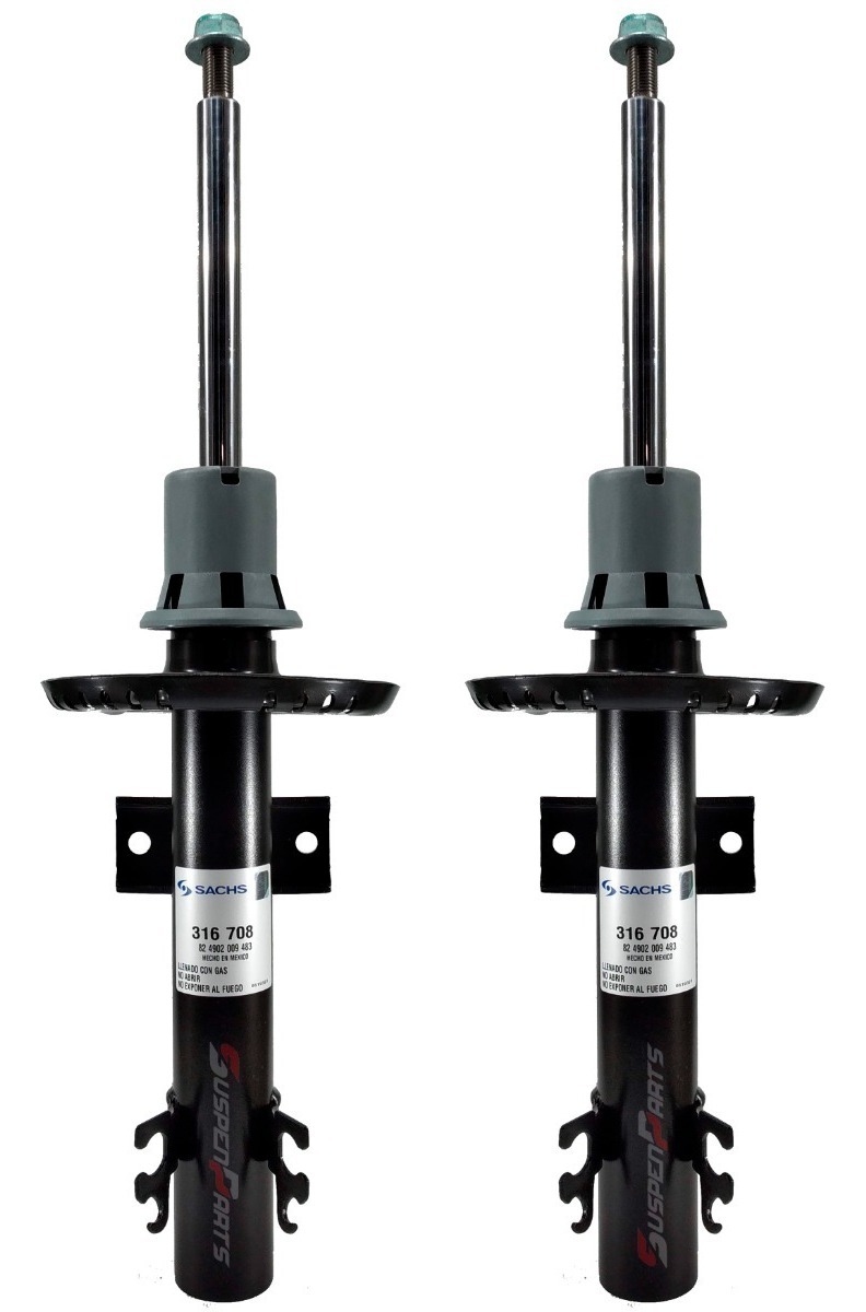 Kit X2 Amortiguadores Delanteros Sachs P/ Vw Up! 2014+