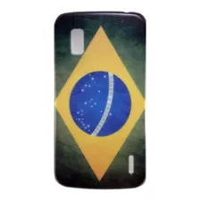 Kit 10 Capas Case LG Nexus 4 E960 Flags Bandeiras Top Retro