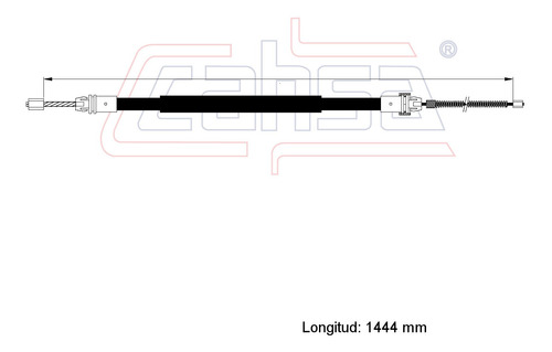 Chicote Freno Tras Izq Renault Kangoo Express 1.6l 2005-2019 Foto 2