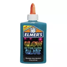 Cola Líquido Elmer's Glitter Neon - Azul