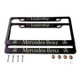 Set 2 Portaplacas Amg Mercedes Benz Aut/camioneta Europeo 