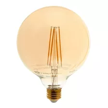 Bombillo Vintage Globo Tipo Edison 4w Filamento Led G125 Color De La Luz Cálida 140