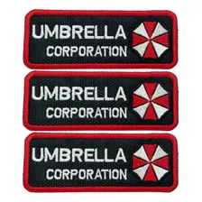 3 Parches Bordados Umbrella Corporation (resident Evil)