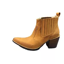 Bota Cuero De Dama Industria Uruguaya Garantido.