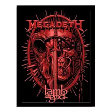 Quadro Decorativo Megadeth Lamb Of God 33x43cm