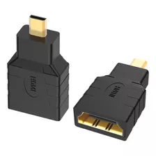 J&d - Adaptador De Micro Hdmi A Hdmi (2 Unidades, Conectores