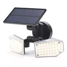 Lámpara Solar Recargable 78led Impermeable Luz Pared Jardin