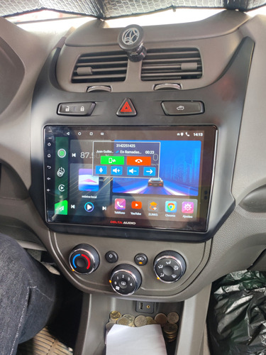 Radio Android Chevrolet Cobalt 9 Pulgadas 4+64gb Carplay Cam Foto 3