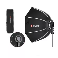 Softbox Triopo Kx65cm Speedlite Octabox Flash Godox V1 Novo