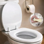 Assento Sanitário Almofadado Com Tampa De Vaso Universal Branco