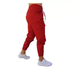 Pantalon Jogger Tipo Cargo Para Hombre Tela Stretch Gym 