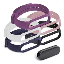 Kit 5 Pulseira Colorida Mi Band 4 /mi Band 3 Pronta Entrega