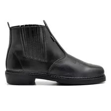 Calçado Bota Botina Masculina Rodeio Texana Sola Latex