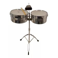 Juego De Timbales New Beat Tarolas Tropicales Envio Gratis