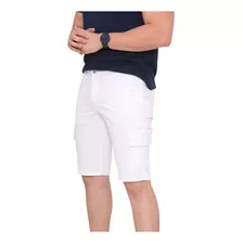 Bermuda Cargo Masculina Jeans 2 Cores 