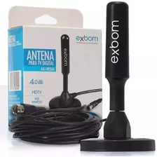 Antena Digital Hdtv Uhf Vhf E Fm Interna E Externa Base Imã