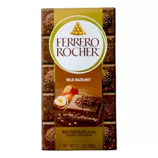 Barra De Chocolate Ferrero Rocher Milk Hazelnut 90 Gr