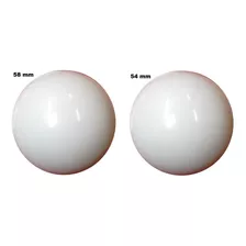 Bolão Bola 54 Ou 58 Mm Branco Novo Bilhar Sinuca Snooker