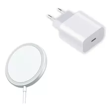 Cargador Inalámbrico Para iPhone 12 13 14 15 + Adaptador 20w