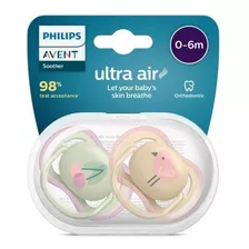 Chupetes Philips Avent Ultra Air X2 0-6 M Bebes 08513