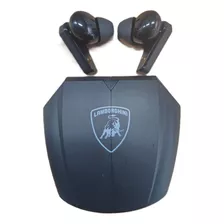 Auricular Wireless Lamborghini Tws700 Negro Luz Azul Marino