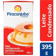 Leite Condensado Semidesnatado Piracanjuba Cx 395g Uma Unid