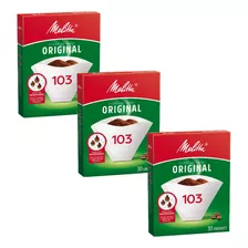 Filtro De Papel Cafe Melitta Original 103 Kit 3 Unidades