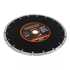 Disco Segmentado Diamantado 230 Mm 9 PuLG Hamilton Ds230 Color Negro