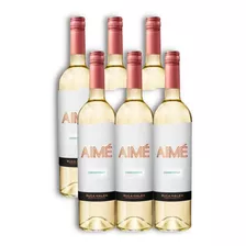 Vino Aimé Chardonnay Caja X6u 750ml Mendoza Ruca Malen