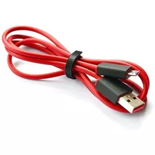 Cable Cargador Micro Usb Rojo Para Beats By Dr.dre