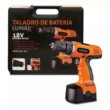Taladro Atornillador Bateria 18v Lumax Con Maleta Premium