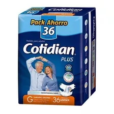 Cotidian Pañales Adulto Plus I.fuerte Talla G - 36uds