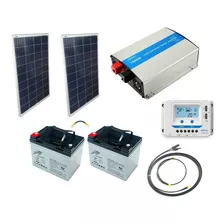 Kit Solar 300w Batería Ampliable X2/ 1.5kw Onda Pura /diacon