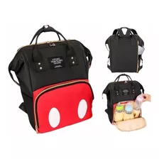 Bolso Maternal Diseño Mickey Mouse Organizador Pañalera Bebé