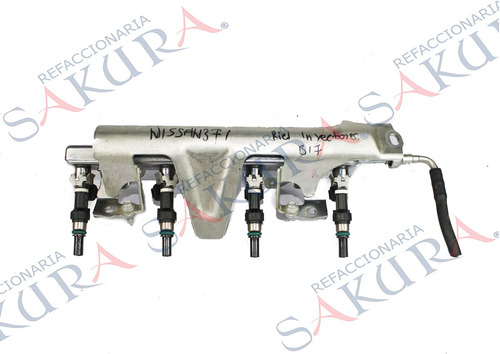 Flauta Inyectores Completa Nissan Sentra 2013-2019 Original Foto 2