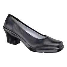 Sapato Social Feminino Preto Scarpin Sv11-900 Conforto