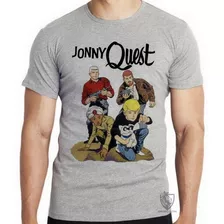 Camiseta Blusa Infantil Jonny Quest Desenho Hanna Barbera
