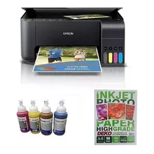 Kit Epson Ecotank L3210 4tintas E 100 Folha Sublimatica