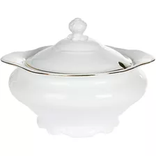 Sopeira 3 L Pomerode Filete Ouro Porcelana Schmidt