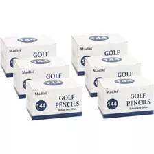 Madisi Golf Pencils, 2 Hb Half Pencils, 3.5 Mini Pencils, Pr