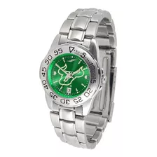 South Florida Bulls Deporte Anochrome De Acero Reloj Para Mu