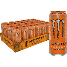 Monster Energy Ultra Sunrise, Bebida Energética Sin Azúcar