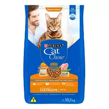 Cat Chow Castrados Adulto Sabor Peixe Em Sacola De 10.1kg