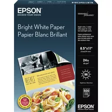 Papel Blanco Brillante Epson, Blanco