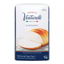 Kit 04 Farinha De Trigo Pão Bolo Pizza Venturelli Pacote 1k