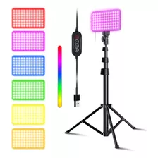 Fugetek 52 Rgb Luz Led Para Fotografía Y Video, 77 Perlas R