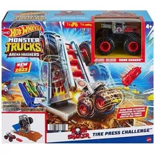 Hot Wheels Pista Monster Trucks Arena Smashers Demolicao